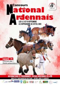 NATIONAL ARDENNAIS VITTEL SEPTEMBRE 2026 CHEVAL PRISCA MELLOUET PLUMES D'ANGES